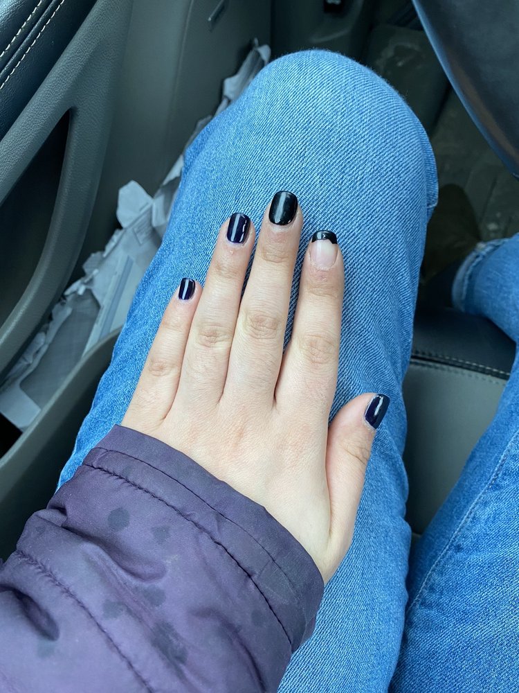 SNS dipping powder nails at Fashion Nails